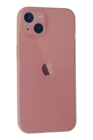 iPhone 13 Kılıf PP Ultra İnce Kapak - Pembe - Resim 3