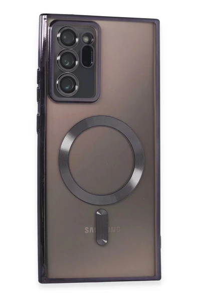 Samsung Galaxy Note 20 Ultra Kılıf Kross Magneticsafe Kapak - Mor ürün görseli