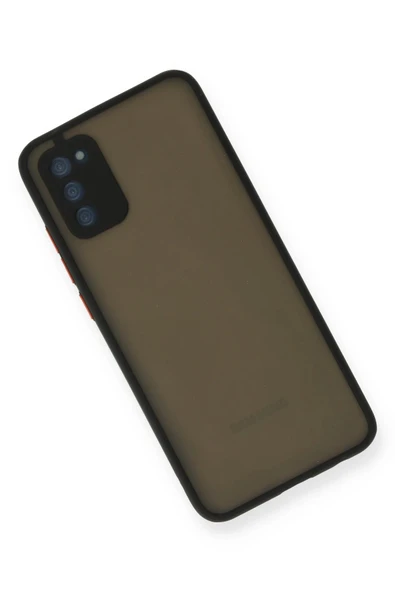 Samsung Galaxy A03S Kılıf Montreal Silikon Kapak - Siyah - Resim 3