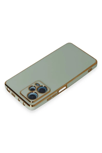 Xiaomi Redmi Note 12 Pro Plus Kılıf Volet Silikon - Açık Yeşil - Resim 4