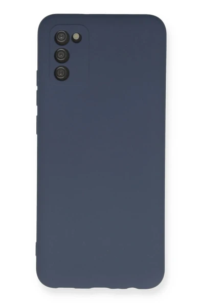 Samsung Galaxy A03S Kılıf Nano içi Kadife Silikon - Gri ürün görseli