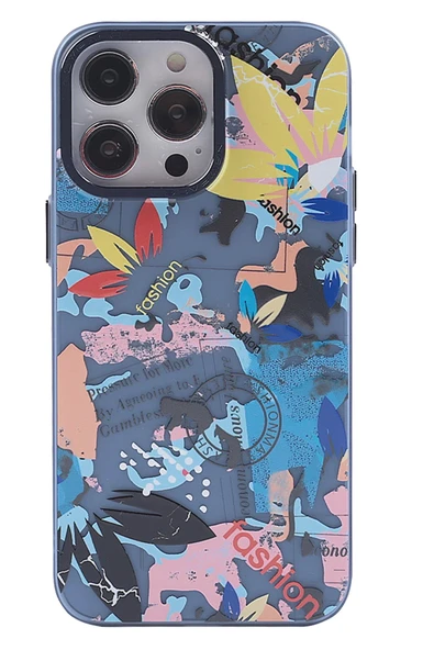 iPhone 13 Pro Kılıf Prada Desenli Kapak - Prada Pembe - 1 ürün görseli