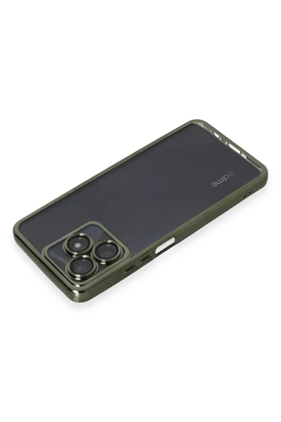 Realme C53 Kılıf Lensli Silikon - Yeşil - Resim 2