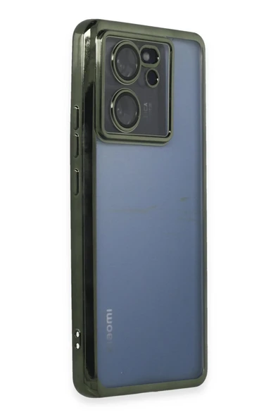 Xiaomi Mi 13T Kılıf Lensli Silikon - Yeşil - Resim 2