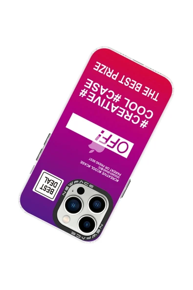 iPhone 14 Pro Kılıf Estoril Desenli Kapak - Estoril - 9 - Resim 3