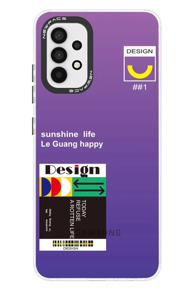 Samsung Galaxy A53 5G Kılıf Estoril Desenli Kapak - Estoril - 4 - Resim 2