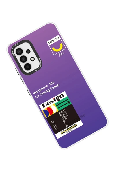 Samsung Galaxy A53 5G Kılıf Estoril Desenli Kapak - Estoril - 4 - Resim 3