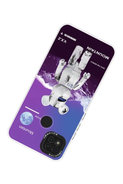 Xiaomi Redmi 9C Kılıf Estoril Desenli Kapak - Estoril - 8 - Resim 3