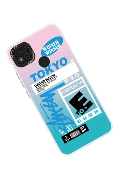 Xiaomi Redmi 9C Kılıf Estoril Desenli Kapak - Estoril - 1 - Resim 2