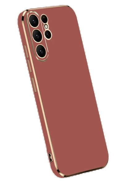 Samsung Galaxy S24 Ultra Kılıf Volet Silikon - Kırmızı ürün görseli 1