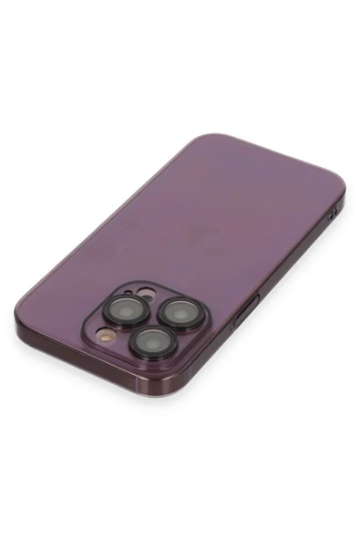 iPhone 14 Pro Kılıf Armada Lensli Kapak - Derin Mor - Resim 3