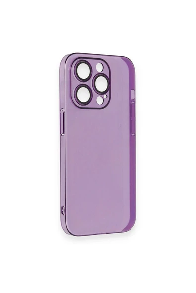 iPhone 14 Pro Kılıf Armada Lensli Kapak - Derin Mor - Resim 5