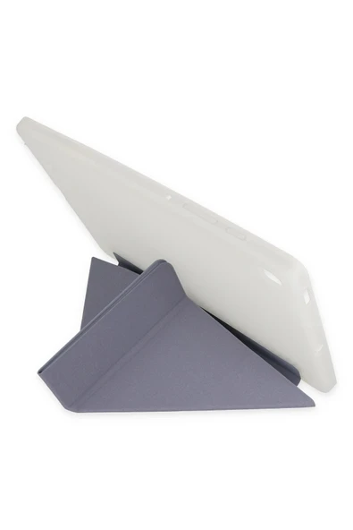 Xiaomi Redmi Pad SE Kılıf Kalemlikli Mars Tablet Kılıfı - Lila - Resim 5