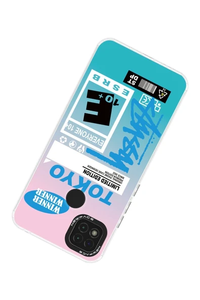 Xiaomi Redmi 9C Kılıf Estoril Desenli Kapak - Estoril - 1 - Resim 3