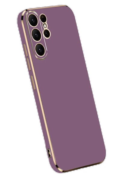 Samsung Galaxy S24 Ultra Kılıf Volet Silikon - Mor ürün görseli