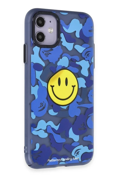 iPhone 11 Kılıf Apollo Magneticsafe Desenli Kapak - Apollo Mavi - 1 ürün görseli