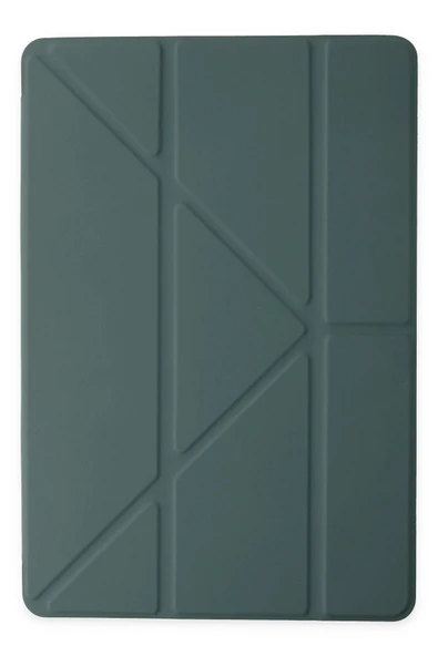 Xiaomi Redmi Pad SE Kılıf Kalemlikli Mars Tablet Kılıfı - Koyu Yeşil
