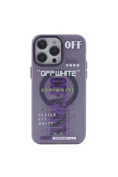 iPhone 14 Pro Kılıf Apollo Magneticsafe Desenli Kapak - Apollo Mor - 3 - Resim 3