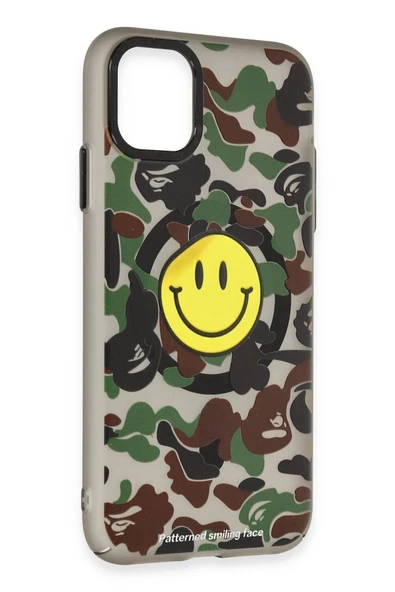 iPhone 11 Kılıf Apollo Magneticsafe Desenli Kapak - Apollo Siyah - 4 - Resim 5