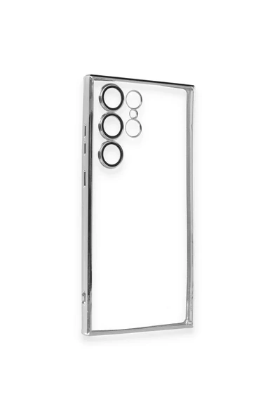 Samsung Galaxy S24 Ultra Kılıf Lensli Silikon - Mor - Resim 3