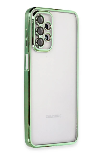 Samsung Galaxy A23 4G Kılıf Lensli Silikon - Yeşil ürün görseli