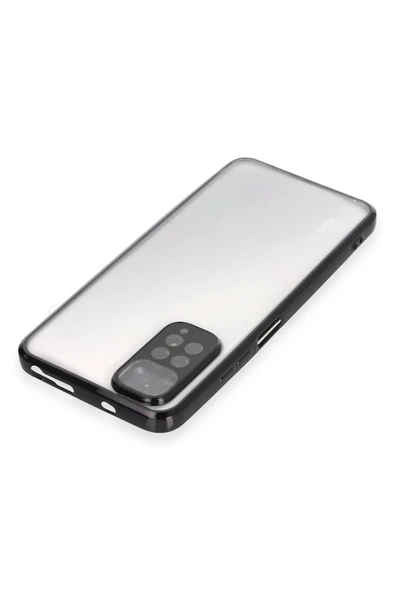 Xiaomi Redmi Note 11 Kılıf Lensli Silikon - Siyah - Resim 3
