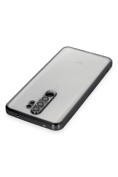 Xiaomi Redmi Note 8 Pro Kılıf Lensli Silikon - Siyah - 3