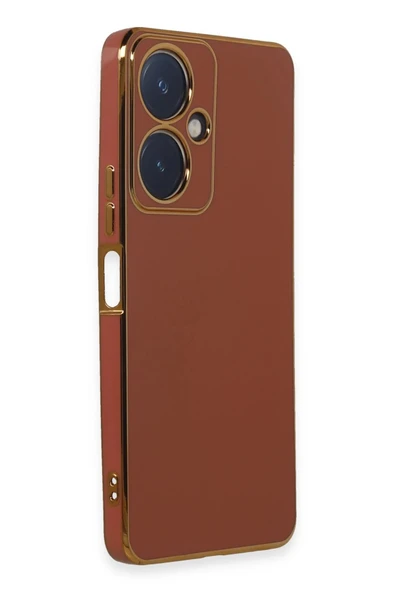 Vivo Y27 Kılıf Volet Silikon - Kırmızı - Resim 3