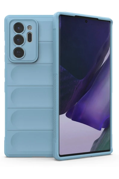 Samsung Galaxy Note 20 Ultra Kılıf Optimum Silikon - Sky Blue ürün görseli 1