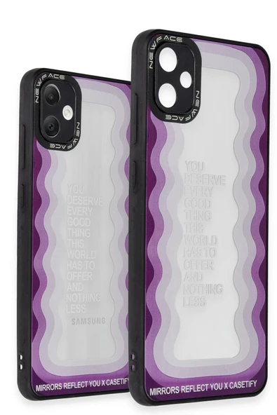 Samsung Galaxy A05 Kılıf Mirror Desenli Kapak - Mirror - 5 - Resim 3