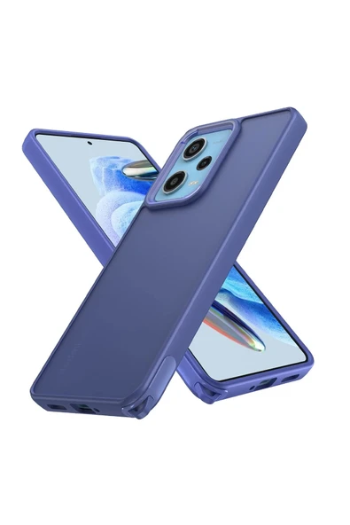 Xiaomi Redmi Note 12 Pro 5G Kılıf Elegant Kapak - Açık Mavi ürün görseli