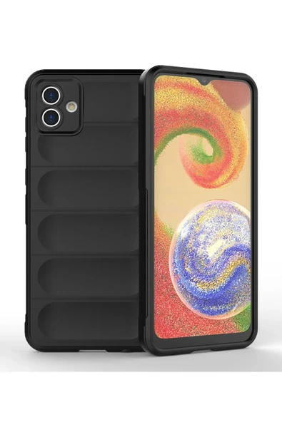 Samsung Galaxy A04 Kılıf Optimum Silikon - Siyah ürün görseli