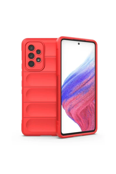 Samsung Galaxy A73 5G Kılıf Optimum Silikon - Kırmızı ürün görseli