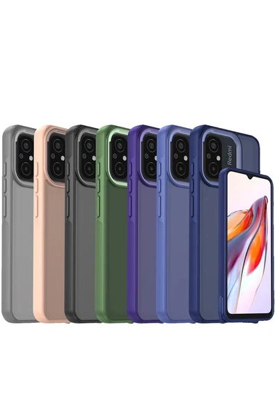 Xiaomi Redmi 12C Kılıf Elegant Kapak - Yeşil - Resim 3