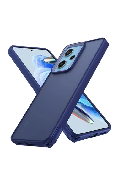 Xiaomi Redmi Note 12 Pro 5G Kılıf Elegant Kapak - Lacivert ürün görseli 1