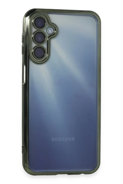 Samsung Galaxy A15 4G Kılıf Lensli Silikon - Yeşil ürün görseli