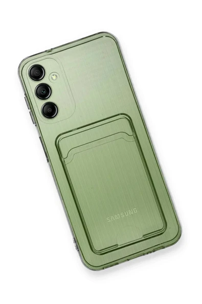 Samsung Galaxy A15 4G Kılıf Kart Şeffaf Silikon - Şeffaf - Resim 3