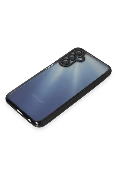 Samsung Galaxy A35 5G Kılıf Lensli Silikon - Siyah - Resim 4