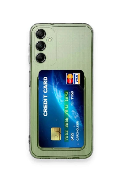 Samsung Galaxy A15 4G Kılıf Kart Şeffaf Silikon - Şeffaf ürün görseli