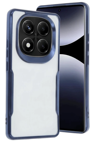 Xiaomi Redmi Note 14 Pro Plus Kılıf Boyi Silikon Kapak - Lacivert ürün görseli