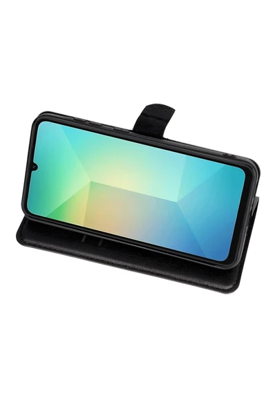 Samsung Galaxy A56 Kılıf Trend S Plus Kapaklı Kılıf - Yeşil - Resim 3