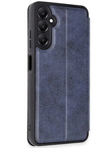 Samsung Galaxy A36 Kılıf Flip Cover - Lacivert - Resim 2