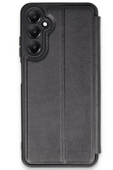 Samsung Galaxy A26 Kılıf Flip Cover - Siyah - Resim 2