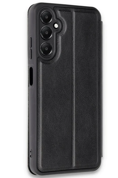 Samsung Galaxy A26 Kılıf Flip Cover - Siyah - Resim 3