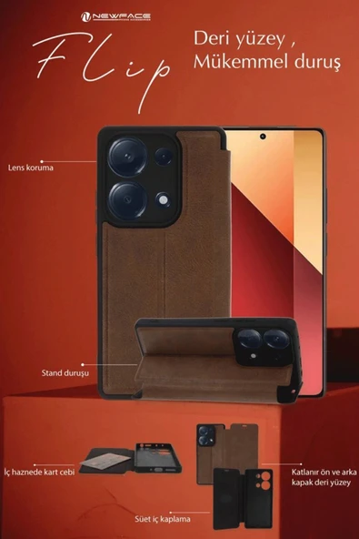 Samsung Galaxy A26 Kılıf Flip Cover - Lacivert - Resim 3