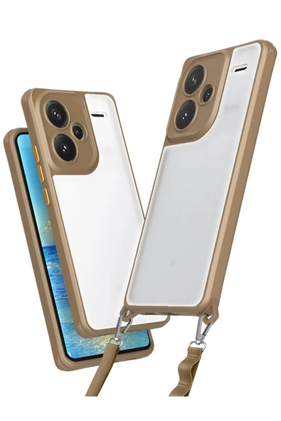 Xiaomi Redmi Note 13 Pro Plus Kılıf Penta Silikon Kılıf - Çöl Titanyum - Resim 3