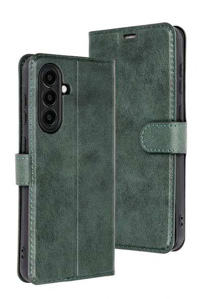 Samsung Galaxy A56 Kılıf Trend S Plus Kapaklı Kılıf - Yeşil ürün görseli