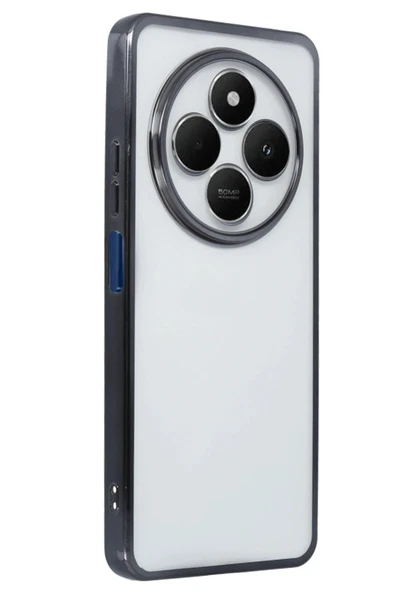 Xiaomi Redmi 14C Kılıf Lensli Silikon - Siyah ürün görseli