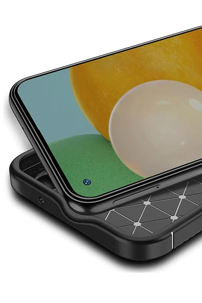 Tecno Spark 30 Pro Kılıf Auto Focus Karbon Kapak - Siyah - Resim 2