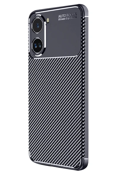 Xiaomi Poco X7 Pro Kılıf Auto Focus Karbon Kapak - Lacivert - Resim 2